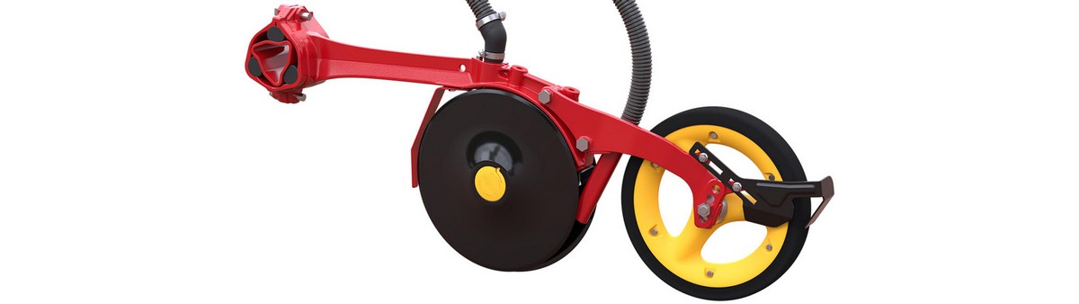 Ілюстрація підвіски сошника Väderstad TriForce II